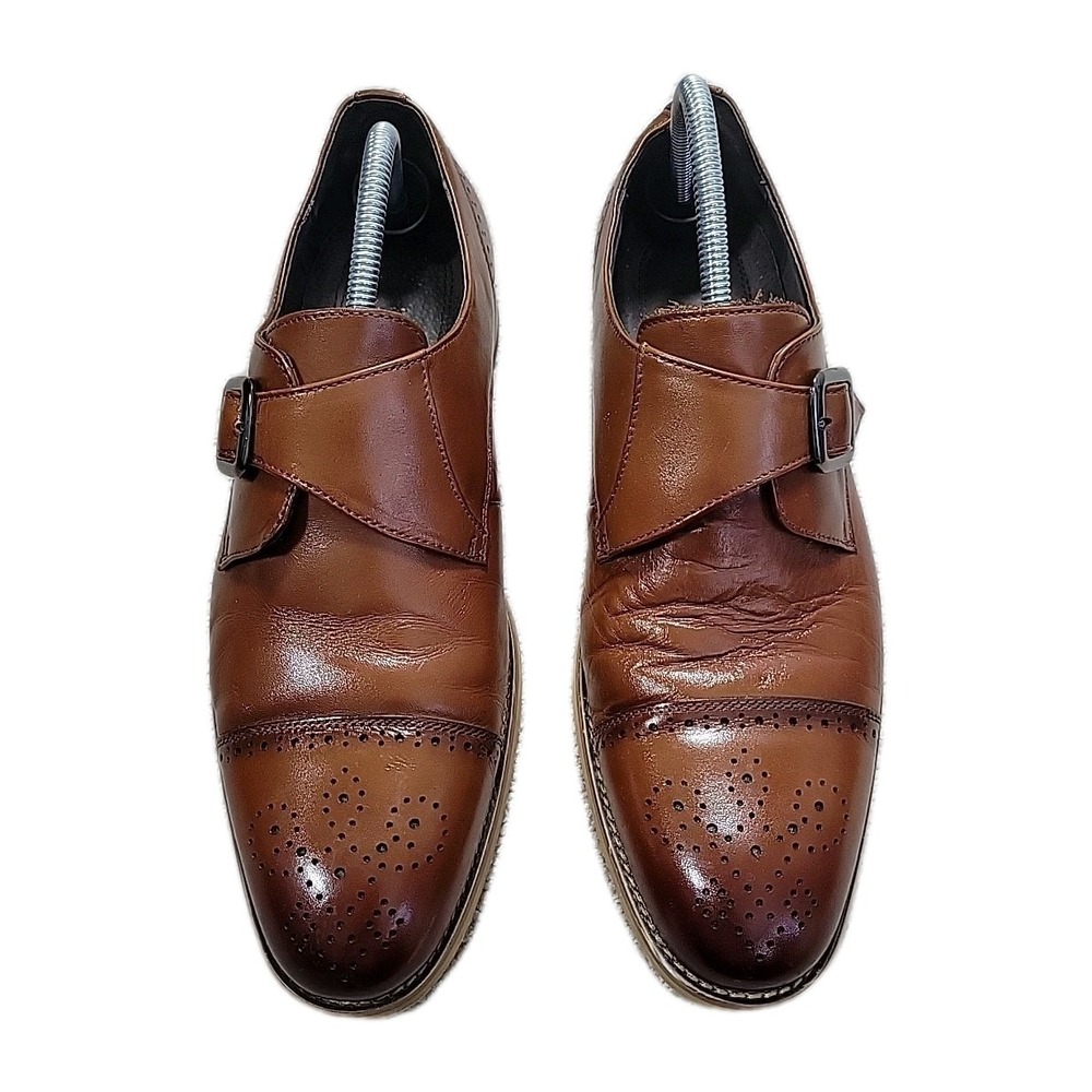 Stacy Adams Men's‎ Brown Leather Wingtip Dress Shoes, Size 11M